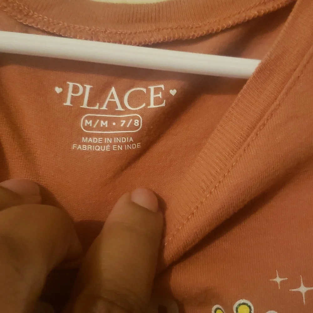 The Children's Place Orange Graphic Kids Shirt
